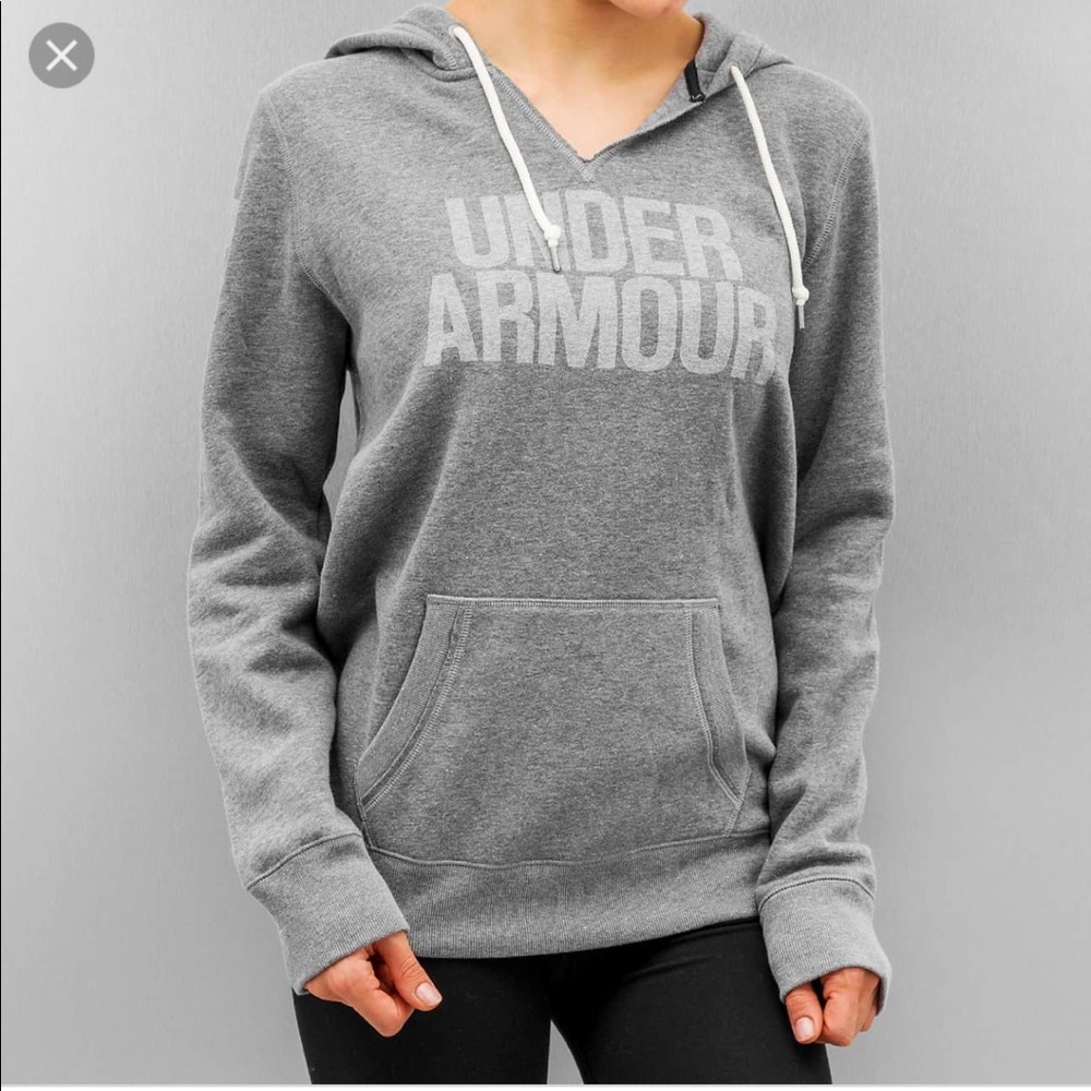 UA women’s pullover V neck hoodie